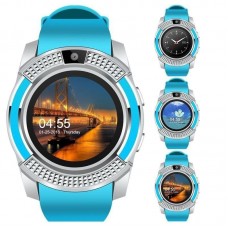 Умные смарт-часы Smart Watch V8. Цвет: синий