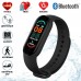 Фитнес браслет FitPro Smart Band M6 (смарт часы, пульсоксиметр, пульс). Цвет: черный