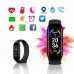 Фитнес браслет FitPro Smart Band M6 (смарт часы, пульсоксиметр, пульс). Цвет: черный