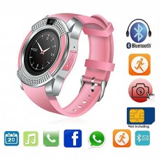 Умные смарт-часы Smart Watch V8. Цвет: розовый