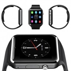 Смарт-часы Smart Watch A1 умные электронные со слотом под sim-карту + карту памяти micro-sd. Цвет: черный