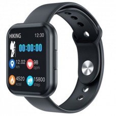 Смарт-часы Smart Watch T88 Спортивные с пульсометром, тонометром, два браслета. Цвет: черный