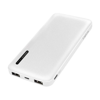 Power Bank Logilink PA0257W, Fast Charge, 2,4A, 10000 mAh. Цвет: белый