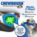 Комплект: Зубная щетка для собак ChewBrush + перчатки для чистки животных Pet Gloves