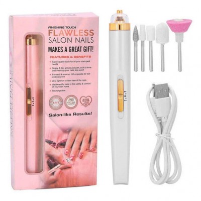 Фрезер для маникюра и педикюра Flawless Salon Nails. Цвет: белый