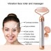 Массажер ролик электрический для лица Facial Roller Massager. Цвет: белый