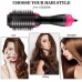 Фен Щетка расчёска 3в1 One step Hair Dryer 1000 Вт 3 режима выпрямитель для укладки волос стайлер с функцией ионизации