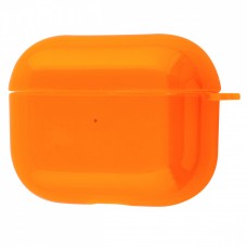 Чехол для Apple AirPods Pro силиконовый ярко-оранжевый