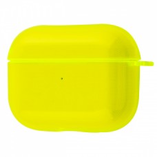 Чехол для Apple AirPods Pro силиконовый ярко-желтый