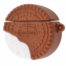 Чехол для Apple AirPods печенье. Цвет: коричневый