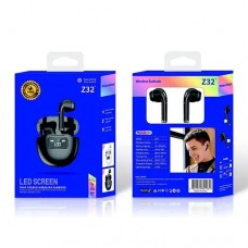 Наушники Double с кейсом и LED индикатором заряда Bluetooth Wireless Earbuds Z32