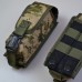 Подсумок на 2 магазина двойной из кордуры пиксель MOLLE тактический