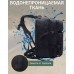 Тактический рюкзак Tactic 1000D для военных, охоты, рыбалки, туристических походов, скалолазания, путешествий и спорта. Цвет: черный