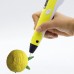 3D ручка Smart 3D Pen 2 c LCD дисплеем. Цвет: желтый