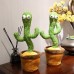 Танцующий кактус поющий 120 песен с подсветкой Dancing Cactus TikTok игрушка Повторюшка кактус