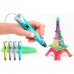 3D ручка Smart 3D Pen 2 c LCD дисплеем. Цвет: голубой