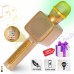 Караоке Микрофон Magic Karaoke YS-68 Bluetooth Колонка 2в1 с голограммой LED Эхо Мембраной Беспроводной. Цвет: золотой