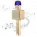 Караоке Микрофон Magic Karaoke YS-68 Bluetooth Колонка 2в1 с голограммой LED Эхо Мембраной Беспроводной. Цвет: золотой