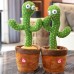 Танцующий кактус поющий 120 песен с подсветкой Dancing Cactus TikTok игрушка Повторюшка кактус