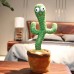 Танцующий кактус поющий 120 песен с подсветкой Dancing Cactus TikTok игрушка Повторюшка кактус