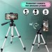 Штатив металлический универсальный для телефона и фотоаппарата Tripod 3110 PRO портативный трипод 0,35-1.02м высота. Цвет: серебряный