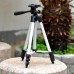 Штатив металлический универсальный для телефона и фотоаппарата Tripod 3110 PRO портативный трипод 0,35-1.02м высота. Цвет: серебряный