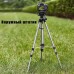 Штатив металлический универсальный для телефона и фотоаппарата Tripod 3110 PRO портативный трипод 0,35-1.02м высота. Цвет: серебряный