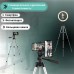 Штатив металлический универсальный для телефона и фотоаппарата Tripod 3110 PRO портативный трипод 0,35-1.02м высота. Цвет: серебряный