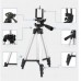 Штатив металлический универсальный для телефона и фотоаппарата Tripod 3110 PRO портативный трипод 0,35-1.02м высота. Цвет: серебряный