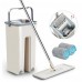 Швабра - лентяйка с ведром и автоматическим отжимом 2 в 1 Hand Free Cleaning Mop YT-200 5 л. Цвет: белый