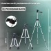 Штатив металлический универсальный для телефона и фотоаппарата Tripod 3110 PRO портативный трипод 0,35-1.02м высота. Цвет: серебряный