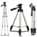 Штатив металлический универсальный для телефона и фотоаппарата Tripod 3110 PRO портативный трипод 0,35-1.02м высота. Цвет: серебряный