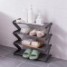 Полка для обуви органайзер компактный стойка складная Shoe Rack YH 8802 хранение вещей и обуви 5 полок. Цвет: серый