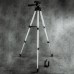 Штатив металлический универсальный для телефона и фотоаппарата Tripod 3110 PRO портативный трипод 0,35-1.02м высота. Цвет: серебряный