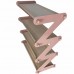 Полка для обуви органайзер компактный стойка складная Shoe Rack YH 8802 хранение вещей и обуви 5 полок. Цвет: розовый