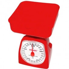 Весы кухонные механические MATARIX MX-405 5 кг. Цвет: красный